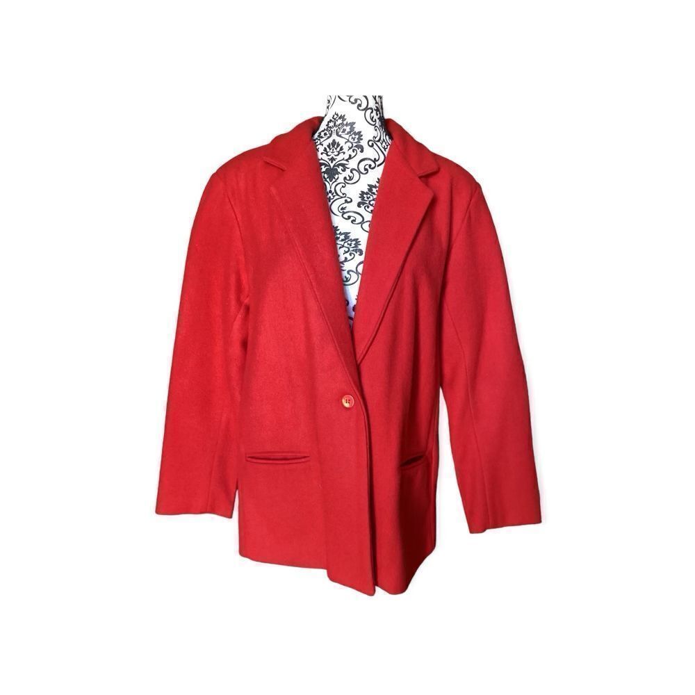 Vintage K•E•R•E•N hart Red Women’s Wool Blazer/Jacket Size: M